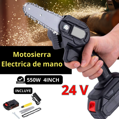Mini Motosierra Eléctrica 6 pulgadas.