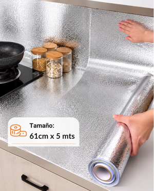 Papel adhesivo protector para cocina 2x1