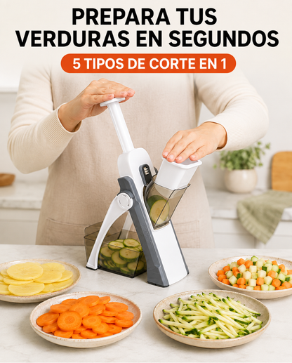 Picador y Rebanador de Verduras 5 en 1