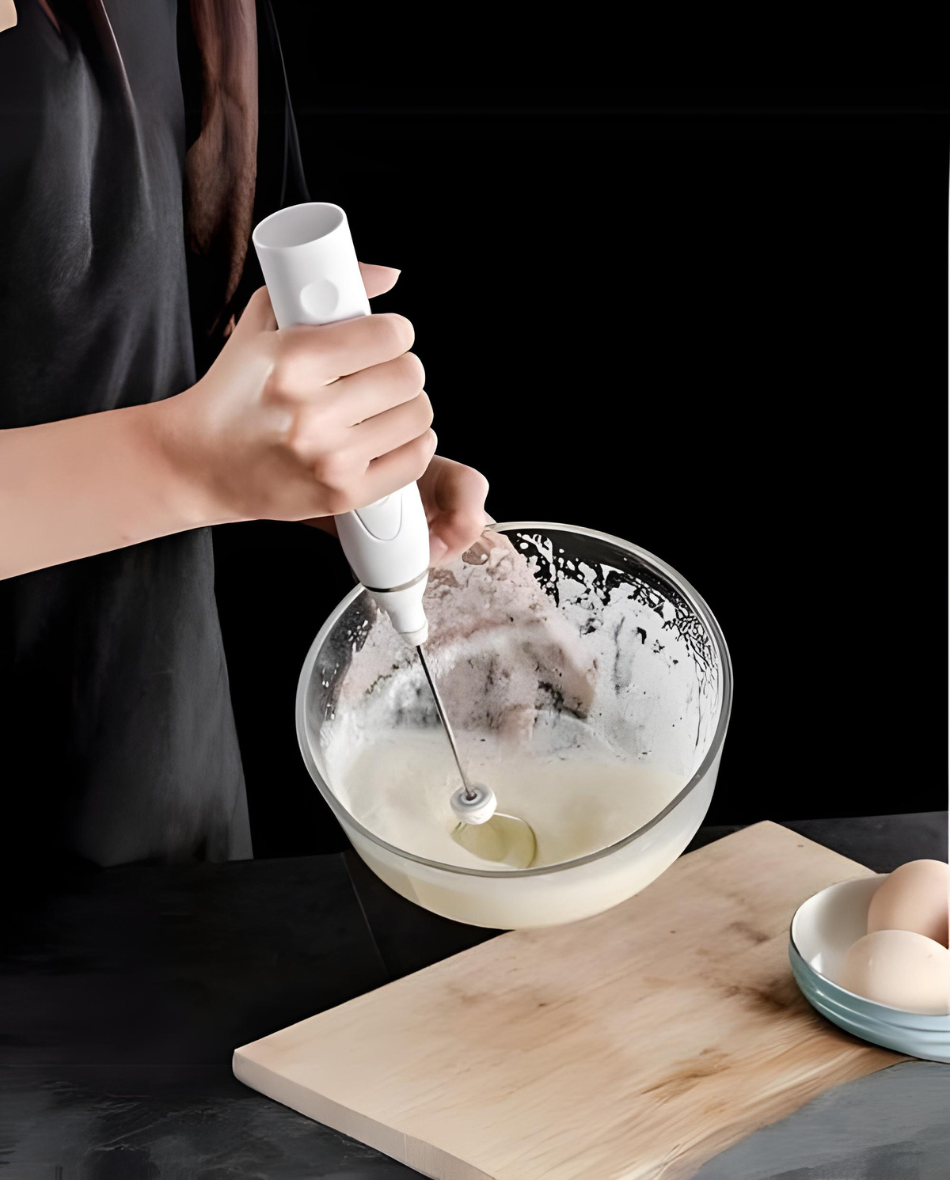 Batidor Revolvedor De Cafe Y Espuma