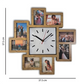 Reloj De Pared Con Portarretratos