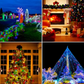 Luces Solares Navideñas 20 M + 10 M de Regalo