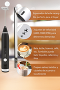 Batidor Revolvedor De Cafe Y Espuma